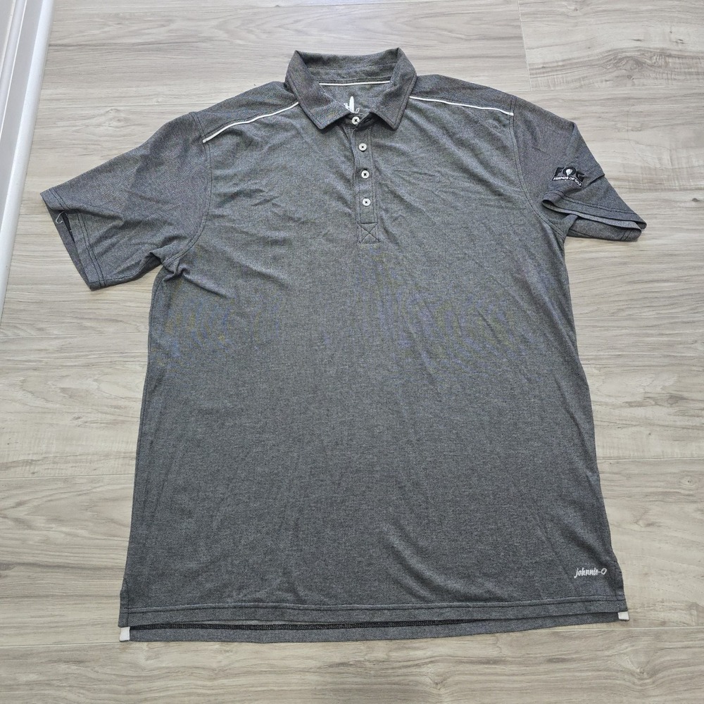 Johnnie O  Prep Formance Golf Polo Shirt Mens XL Gray